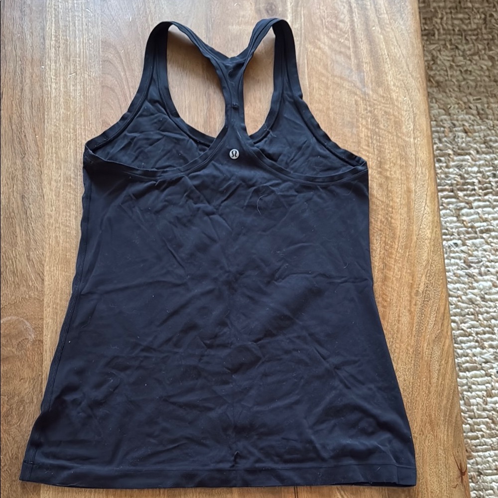Lululemon Black Racerback Tank Top
